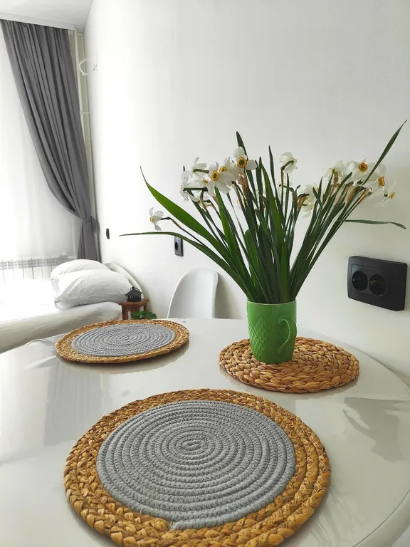 Красивая студия Skandi с панорамным окном у Море-парка