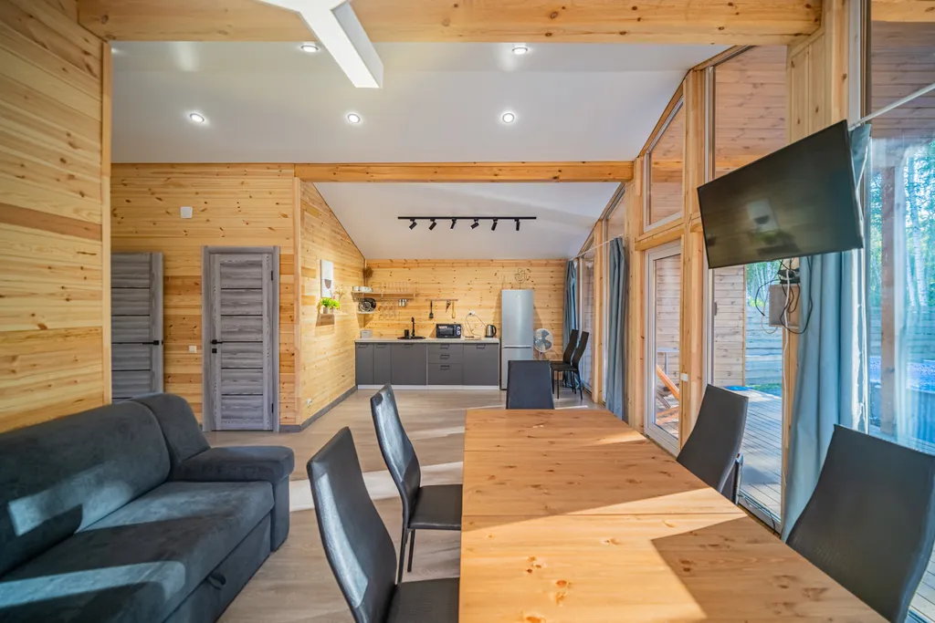 Уютный дом с баней и бассейном ( Барн 3)