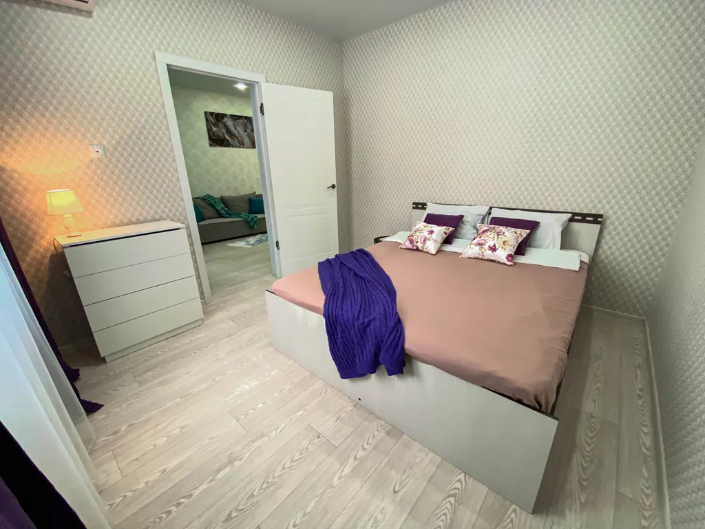 Светлая квартира у аквапарка Улёт