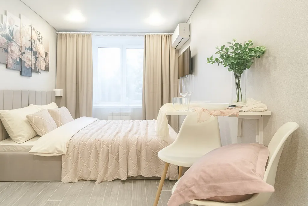 Уютная комната в апарт-отеле на Дворце Спорта