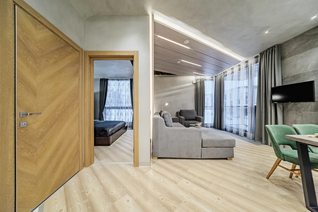 Охтаинн 7-7 с 1 спальней с видом на склон