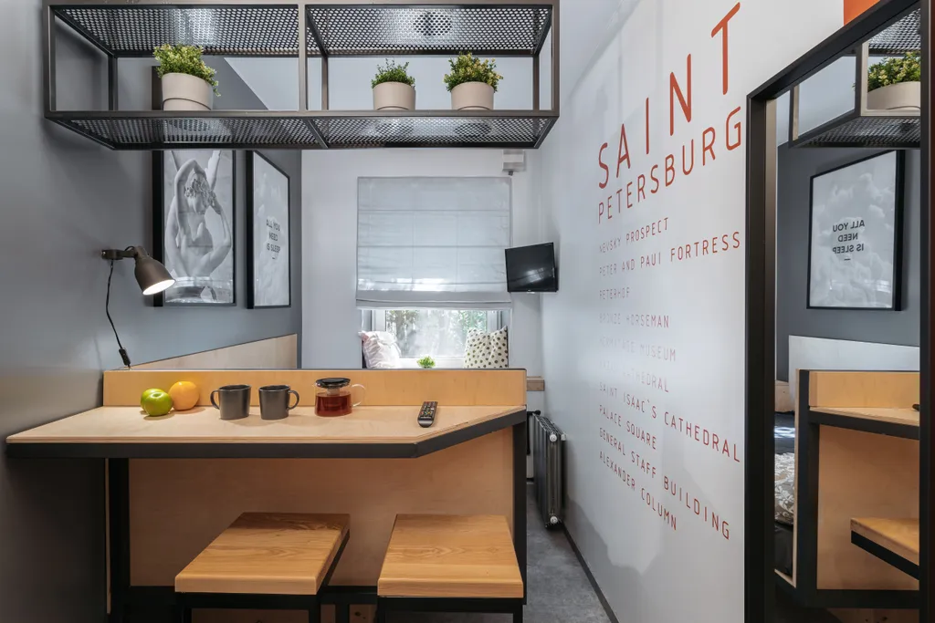 Квартира Квартира Смарт-студия у метро Садовая, Сенная, Спасская — Санкт-Петербург