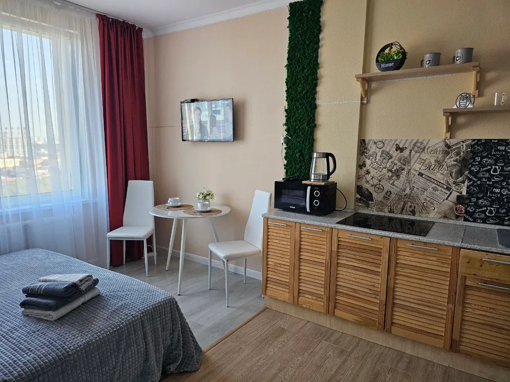 Уютная студия для комфортного проживания