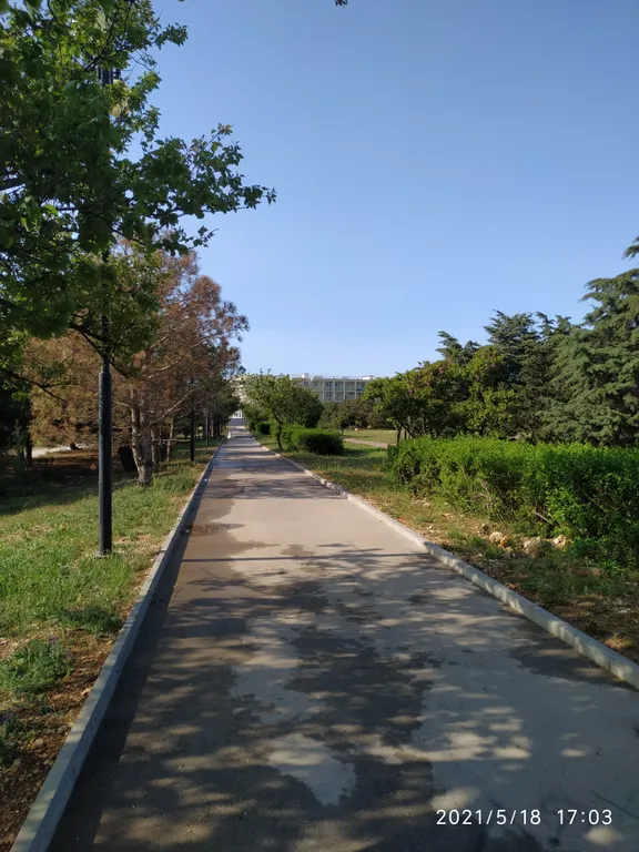 Уютная студия у моря в парке Победы