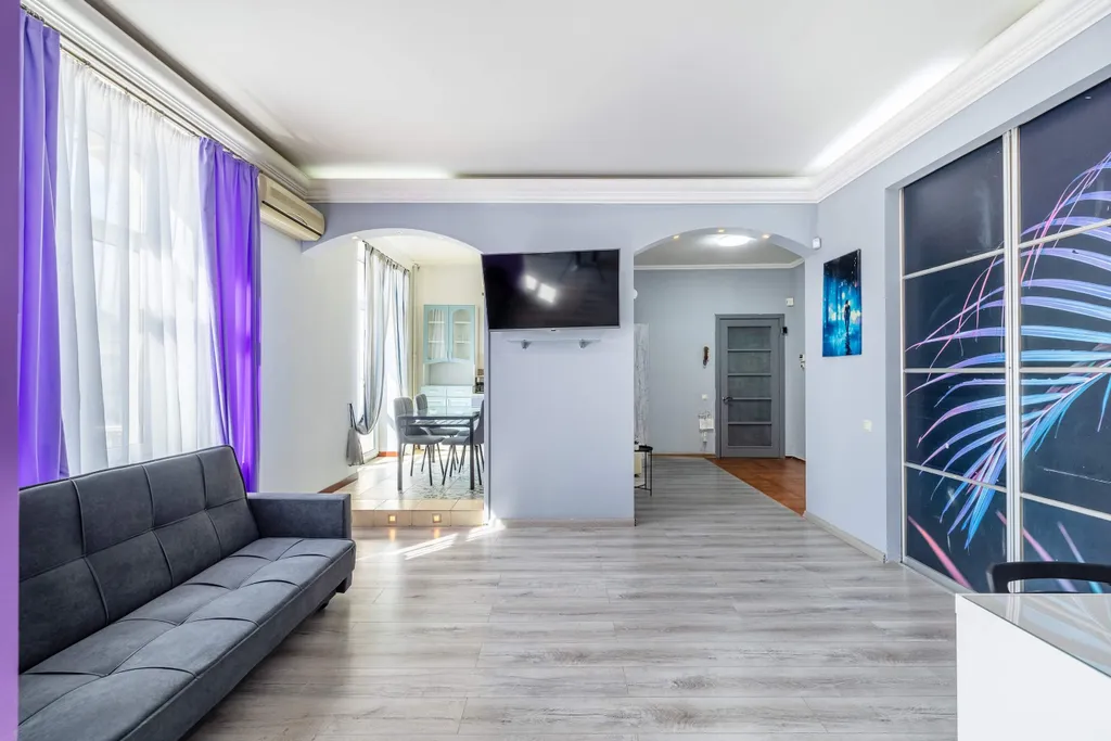 Квартира 4-ком квартира с видом на ночную Москву — Москва