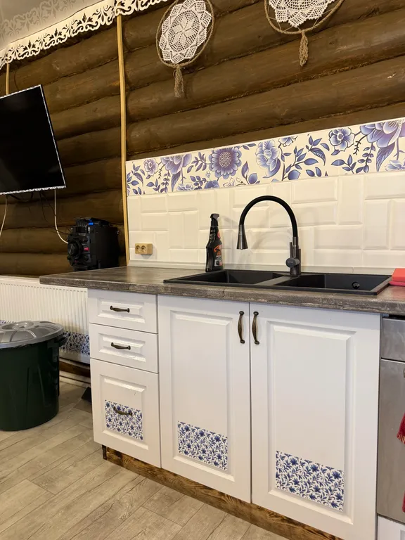 Дом в русском стиле Гжель