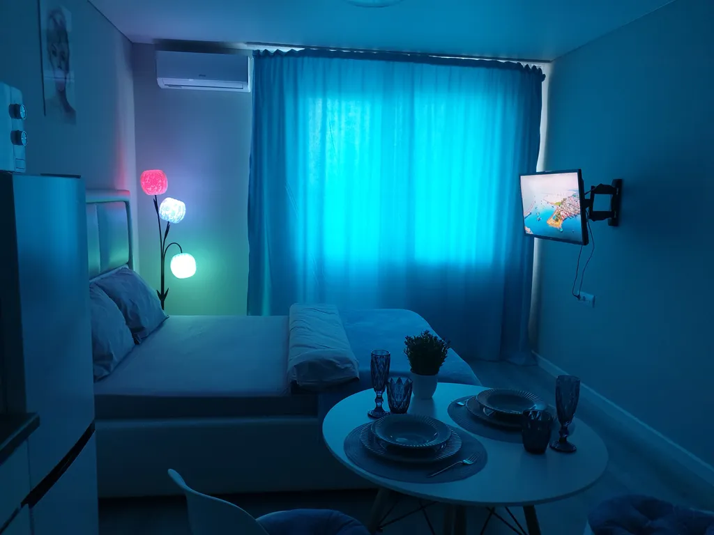 Современная студия с бесконтактным заселением