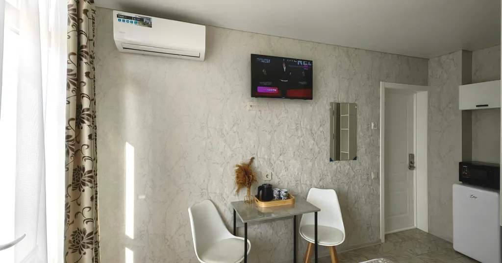 Уютный апарт с балконом, отопление, беседка, парковка