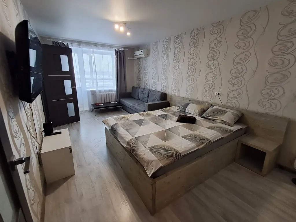 Однокомнатная квартира с панорамным видом на город