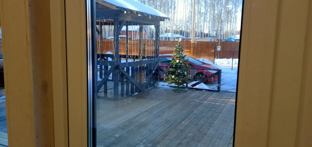 Большой а-фрейм дом с баней с сибирским чаном