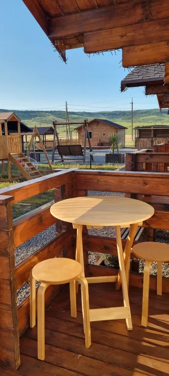 Семейный эко домик из дерева