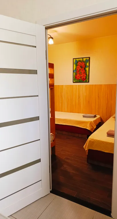 Очень уютный двухкомнатный номер студия, с кухней до 6 человек