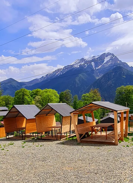 Экодомик с великолепным видом на горы