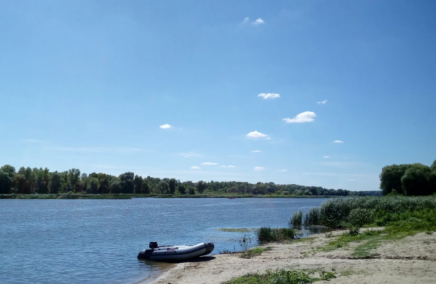 Пляж песчаный реки Дон 