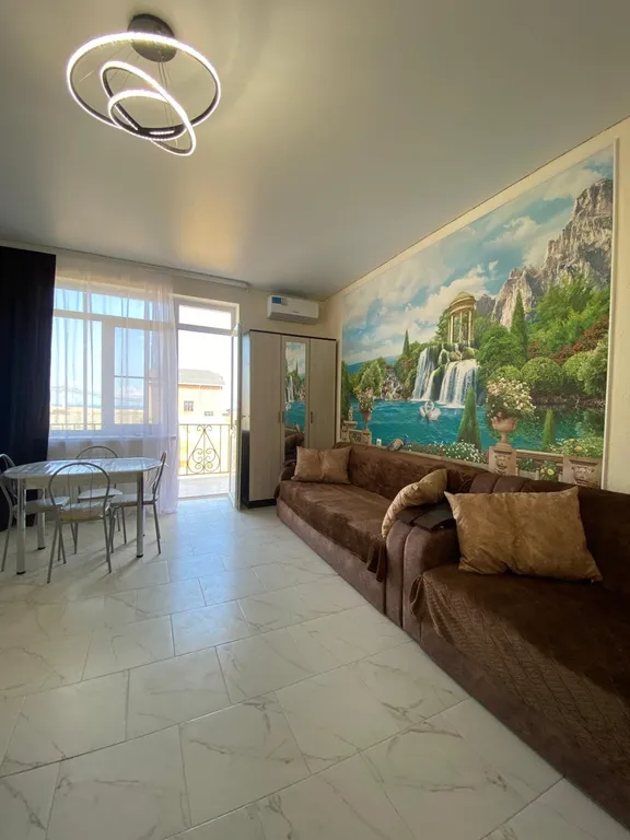 Квартира Апартаменты Люкс с кухней и балконом  с видом на море — Анапа