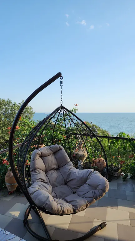 Коттедж Часть дома. 2 этаж, потрясающий вид на море — Осовины