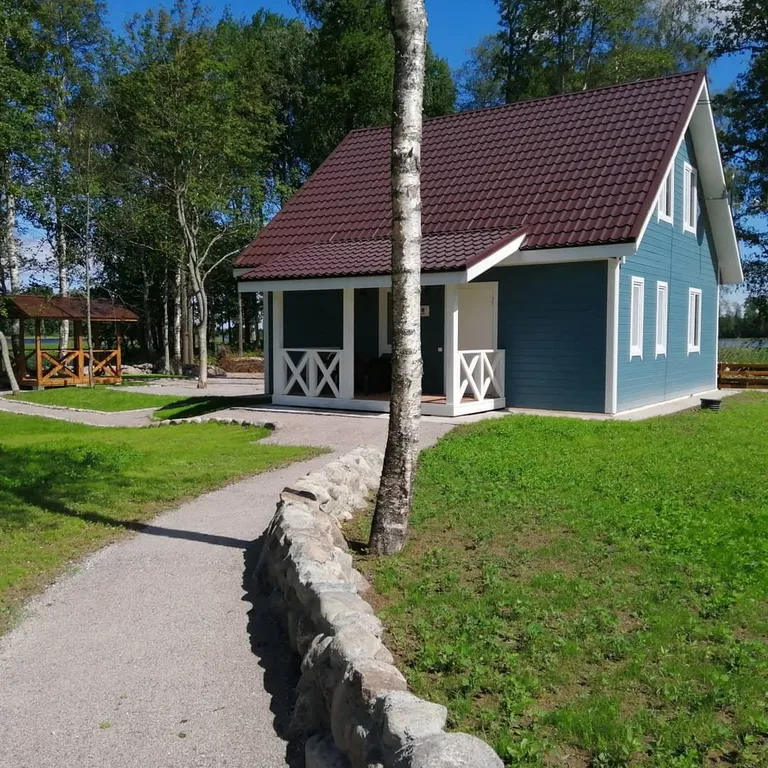 Коттедж 8ми местный коттедж на берегу озера Вуокса — Марьино