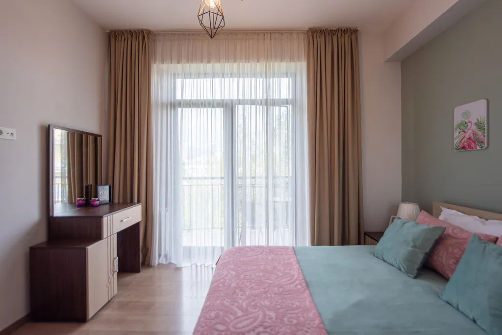 Светлая квартира с прекрасном видом на город и парк