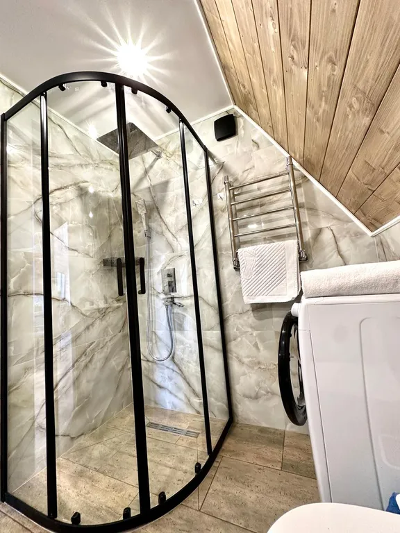 А-фрейм с видом на горы