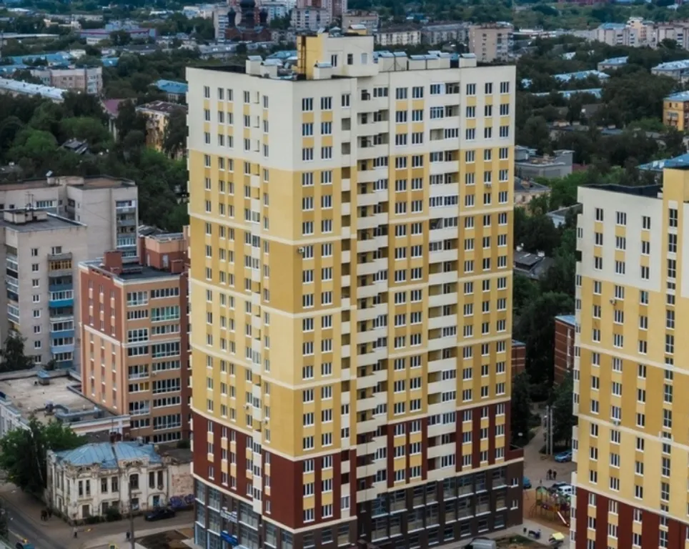 Завораживающий вид с 21го этажа в шаговой доступности от жд вокзала