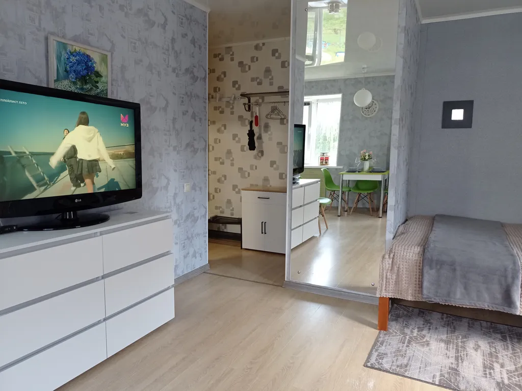 Уютная светлая студия рядом с парком и видом на Likerka Loft