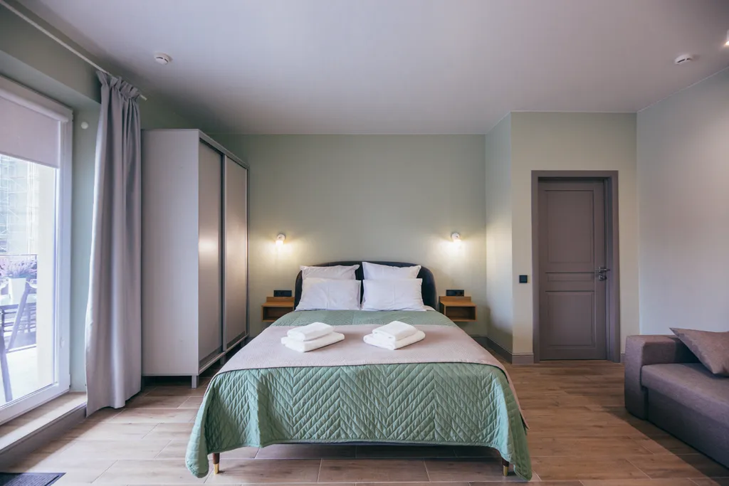 Квартира Olive marine resort с видом на море и большой террасой