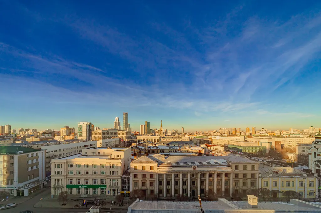 Квартира Квартира Radius Central House на высоте 11 этажа с панорамным видом — Екатеринбург