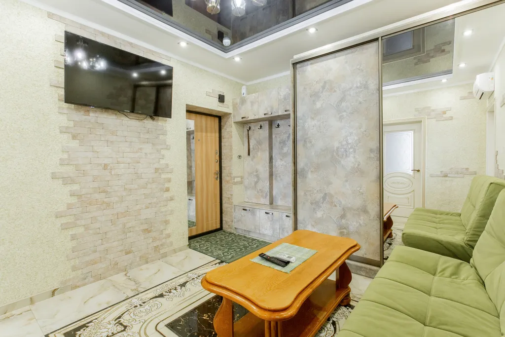 Квартира Квартира Black Square (Черный Квадрат) Современная двушка в элитном районе — Мирное