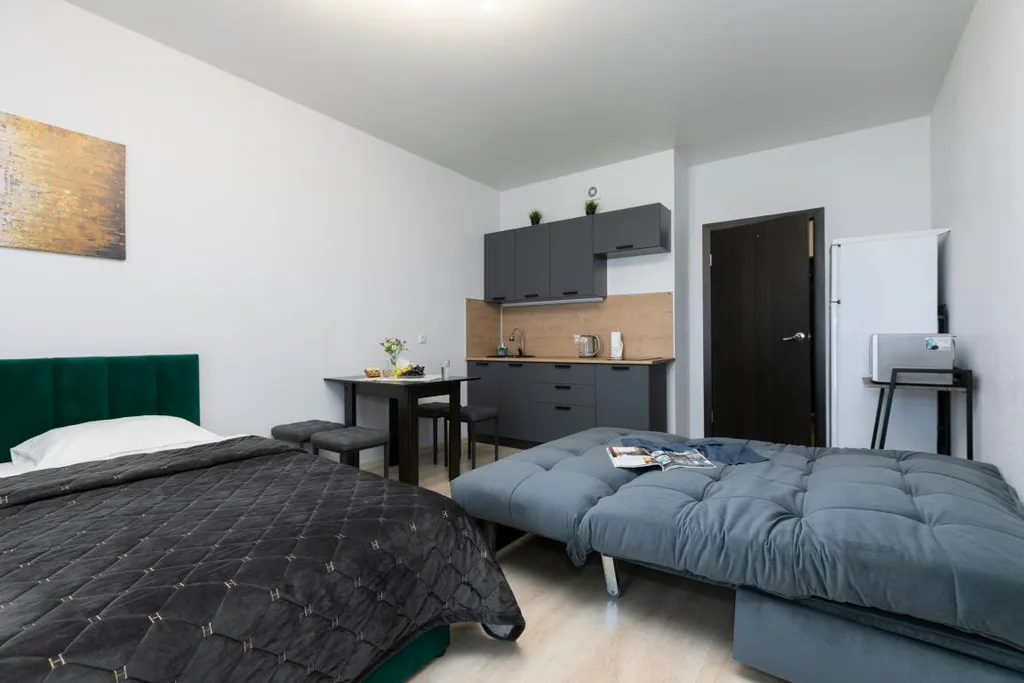 Квартира Квартира Уютная студия в ЖК Эврика, УПИ, УрФУ, ЦК Урал — Екатеринбург