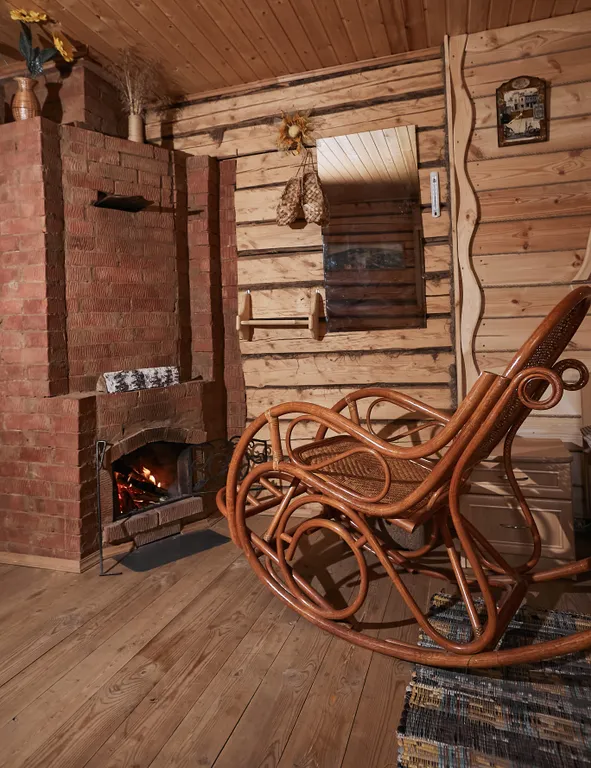 Домик с камином