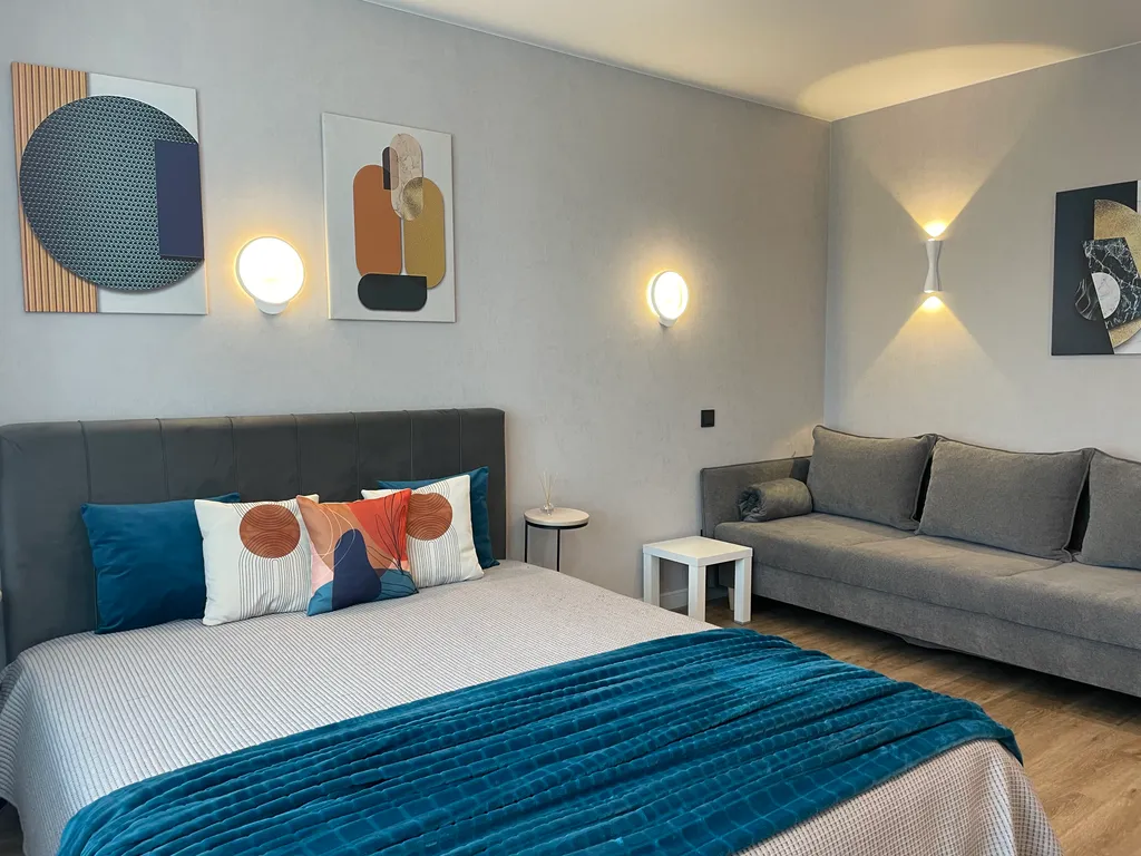 Квартира Квартира Сапфировый вечер с видом на кафедральный собор — Калининград