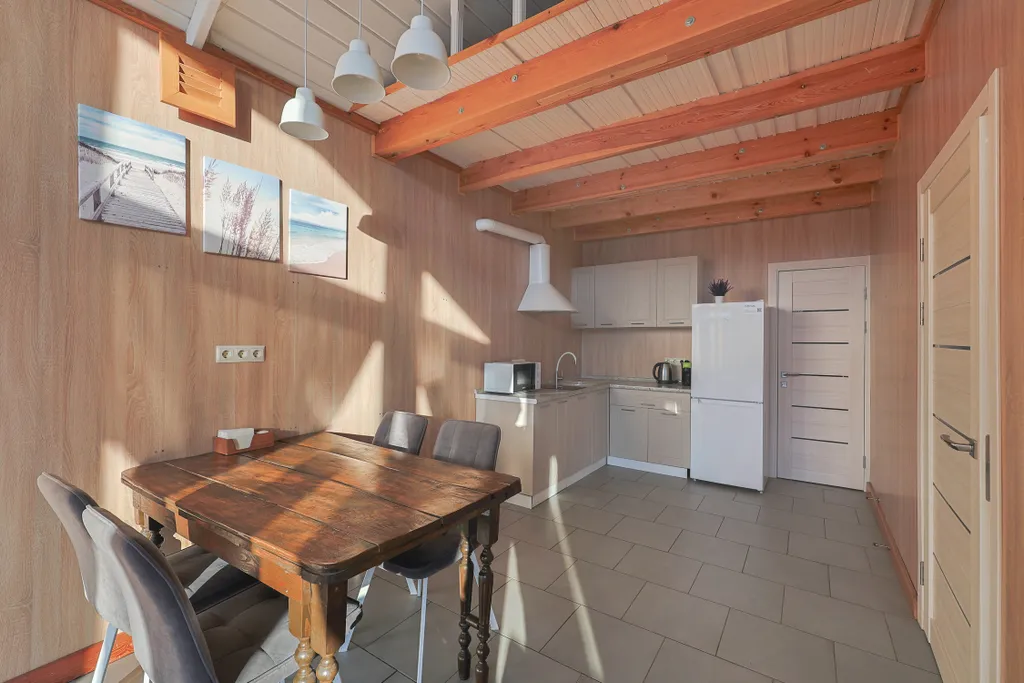 Коттедж Коттедж, современный одноэтажный дом с мансардой — Ногинск