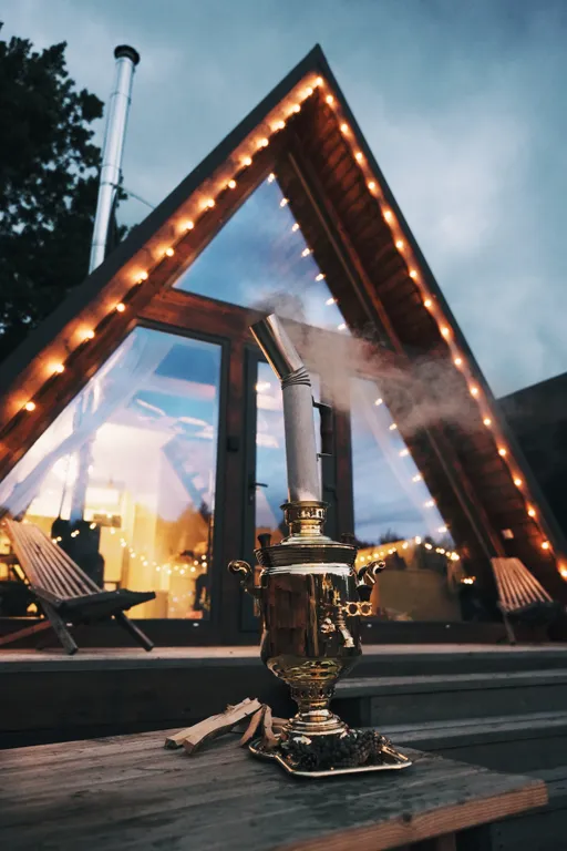 Коттедж Коттедж A-Frame на берегу Ладоги — Сясьстрой