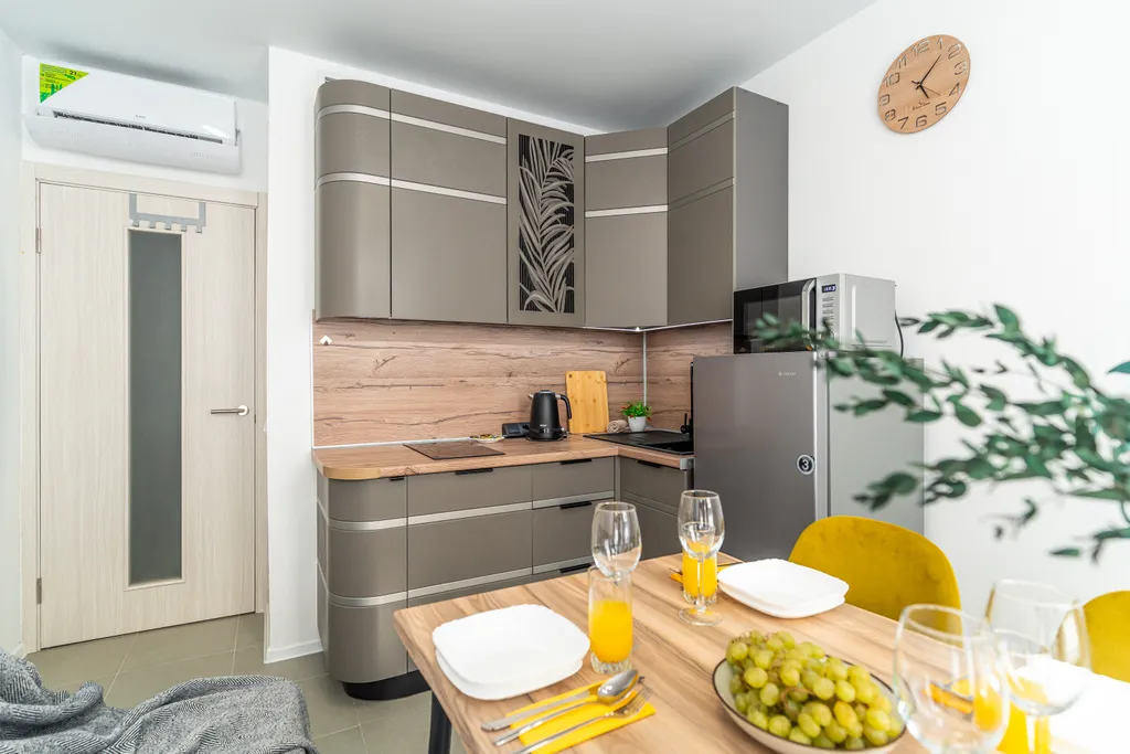 Стильная и уютная однокомнатная квартира с современным ремонтом в Новороссийске