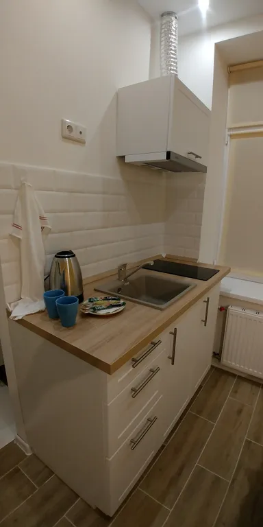 Уютная, персиковая студия рядом с Шереметьево