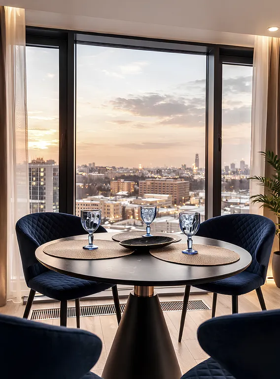 Квартира Дизайнерская квартира с видом на Сити — Москва