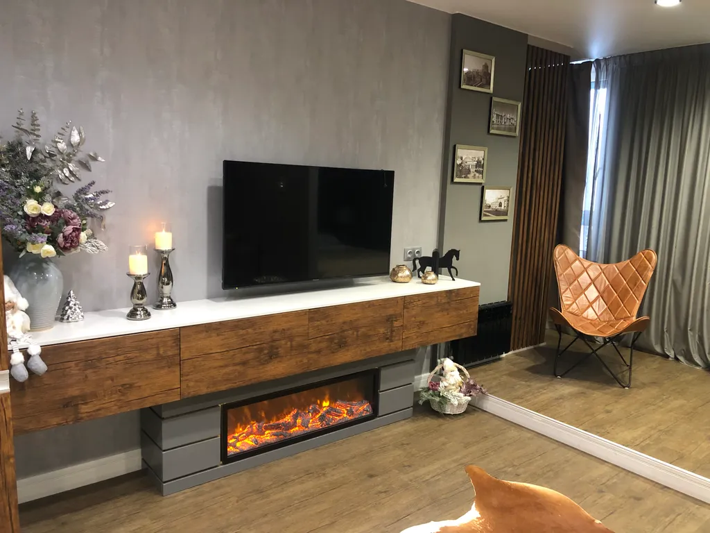 Апартамент премиум класса, вариант с камином