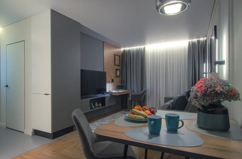 Квартира с видом на город