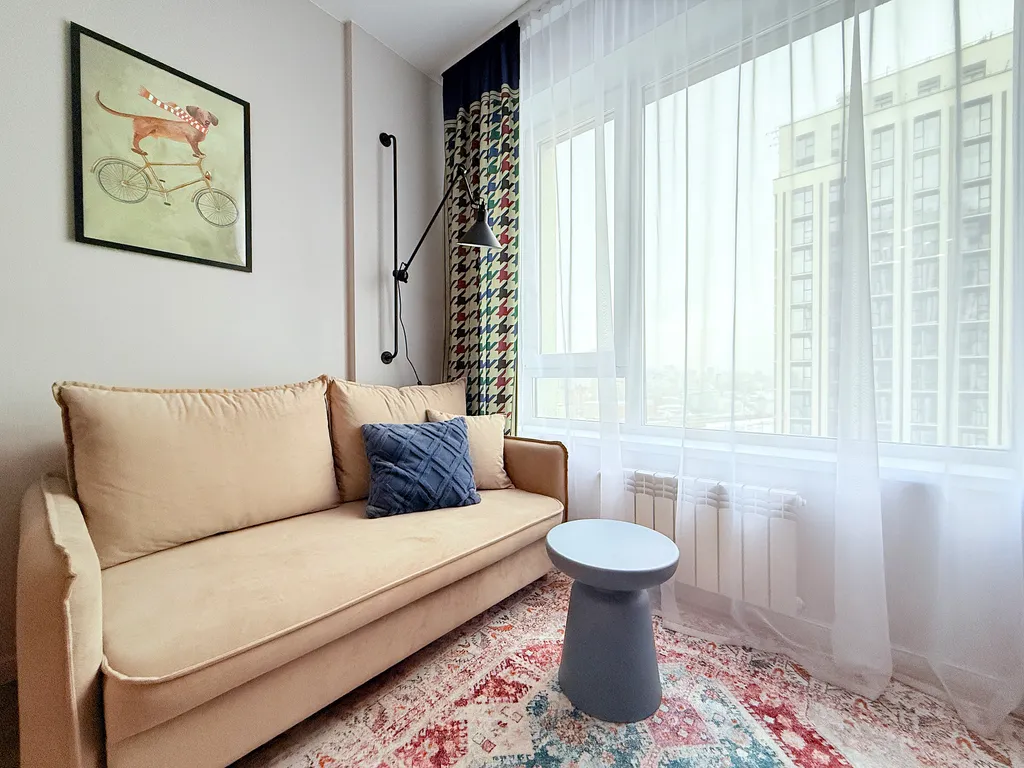 Квартира Квартира Яркий дизайн, панорама на реку прямо с кровати — Новосибирск