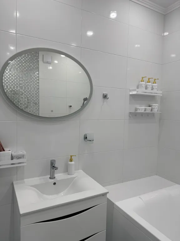 Новая белоснежная квартира в современном ЖК