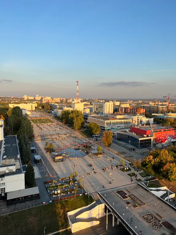 Апартаменты Loca republic на 20-м этаже с видом на Центральную площадь