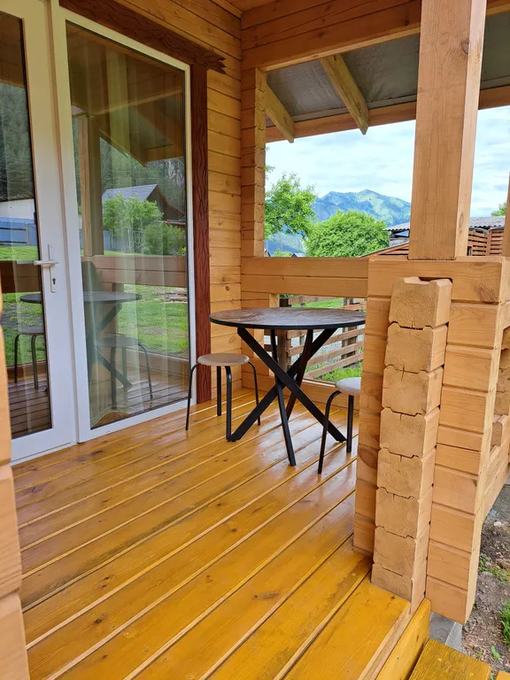 Новый дом с видом на горы