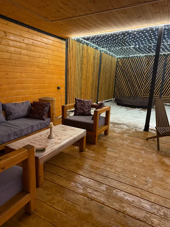 Дом с террасой и банным чаном