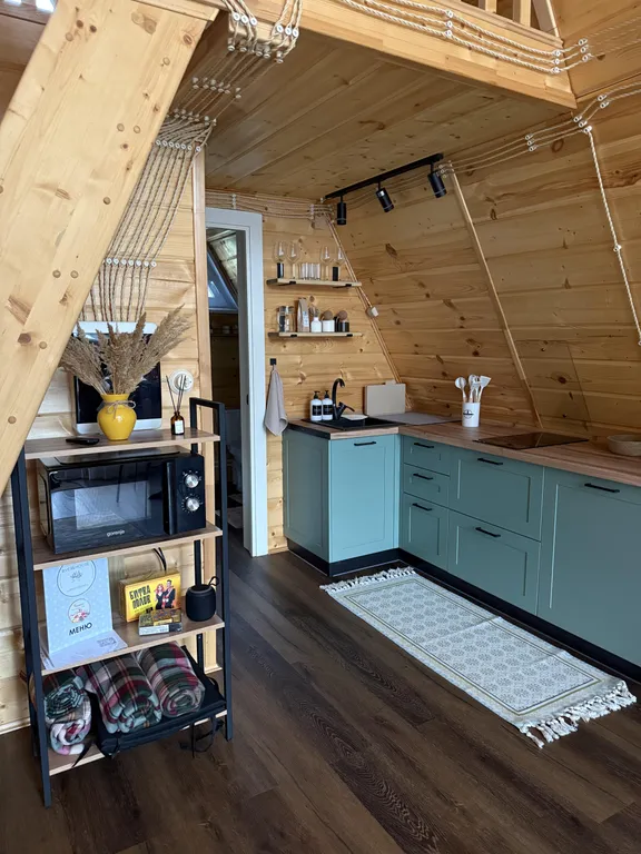 A-frame Терракот домик из дерева