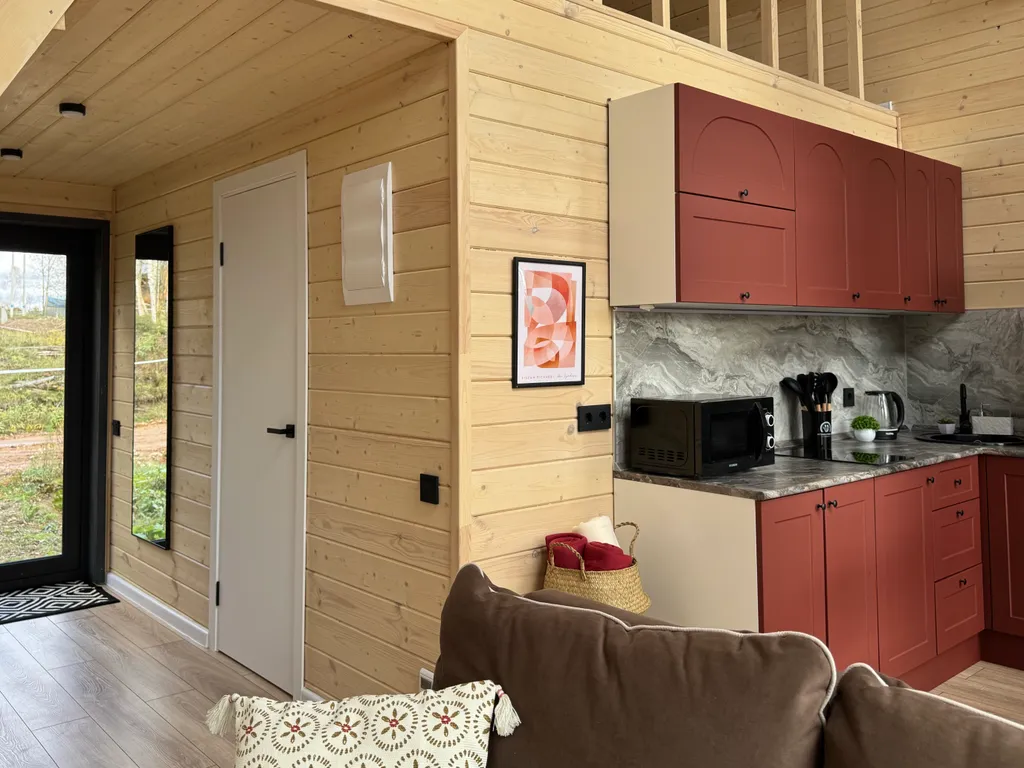 Дом с баней и чаном