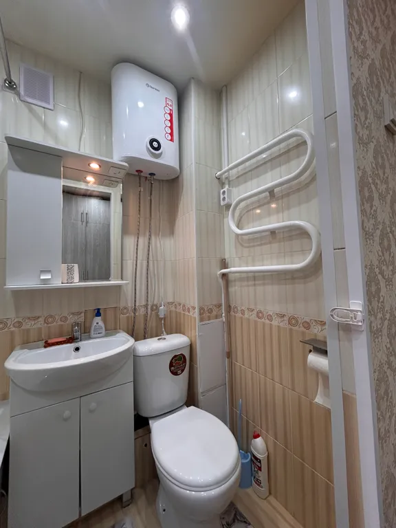 Уютная студия с видом на море и город