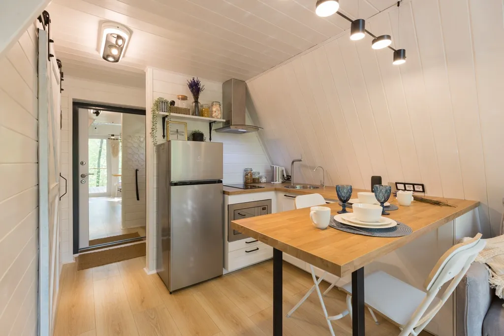 Глэмпинг Krona camp (Дома A-frame в лесу) 40 км от Уфы