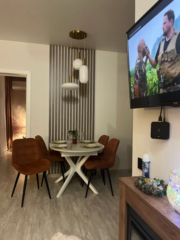 Парадиз lux с камином однокомнатные апартаменты в центре города