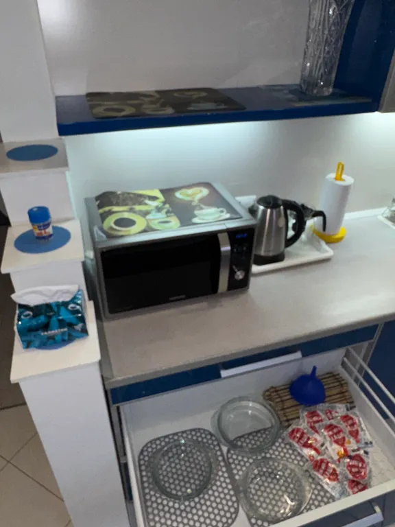 On two levels with two bathrooms