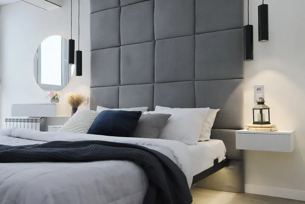 Квартира на 23-м этаже с парящей кроватью